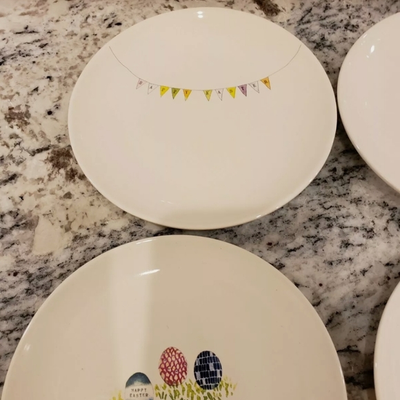 Rae Dunn Easter Egg Banner Plates Bunny bowl - Picture 4 of 9